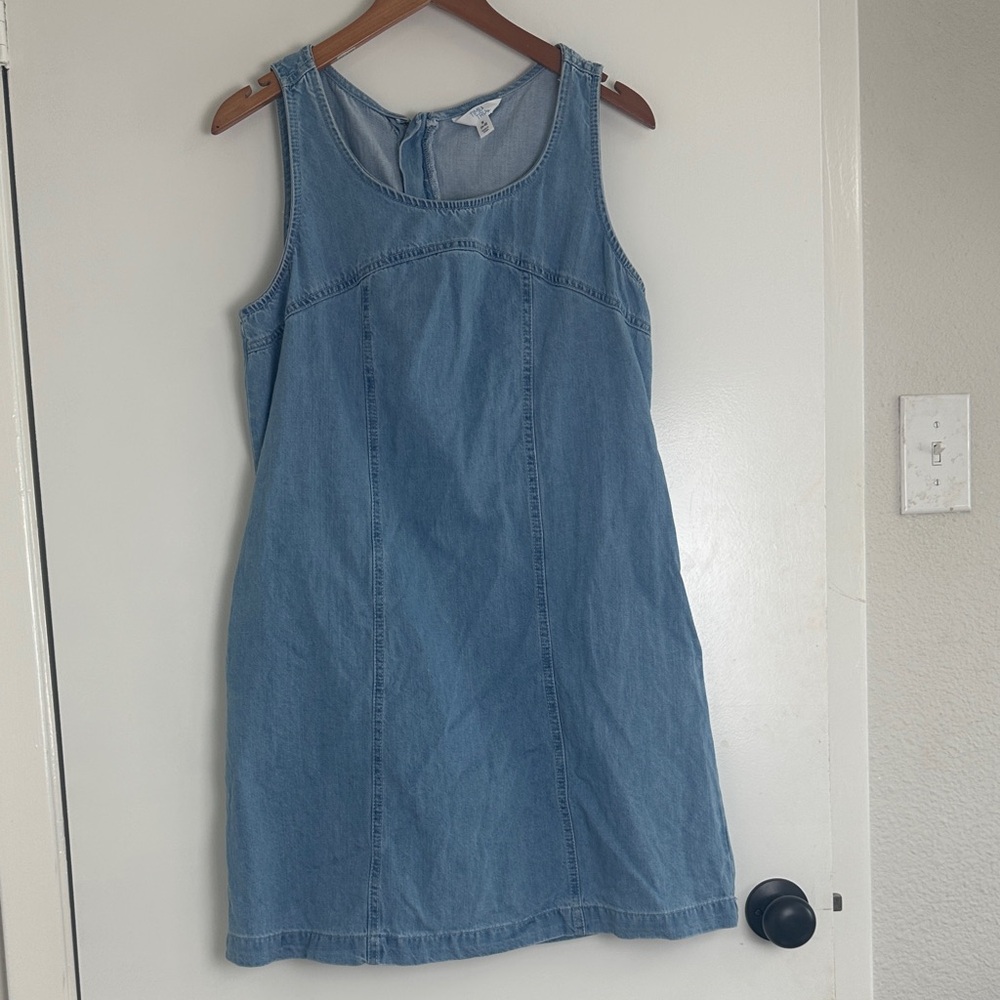 Denim Sleeveless Layering Dress